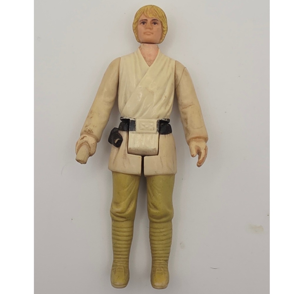 Kenner Action Figure Tan Fair 1977 Star Wars Luke Skywalker Farmboy Incomplete